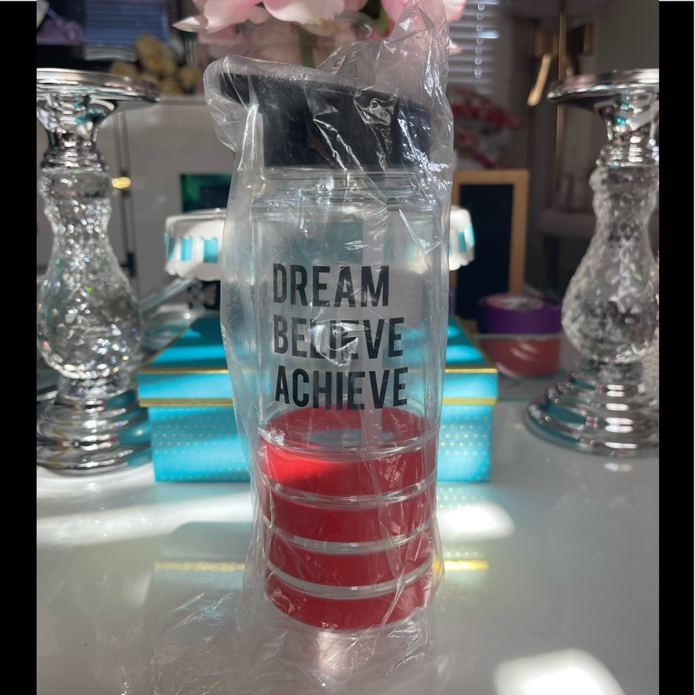 Dream, Believe, Achieve Water Bottle